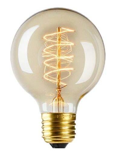 Bulb G80 40W globe E27 carbon filament