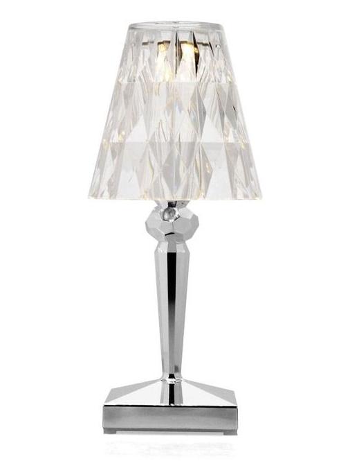 Battery Metallized Table Lamp 