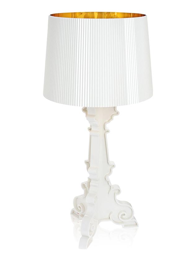 Bourgie Lamp White / Gold
