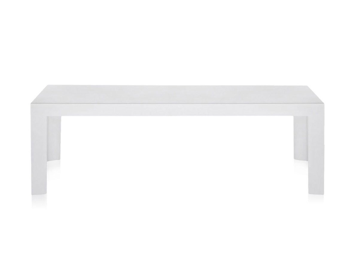 Invisible Side Table H 40 - Glossy White