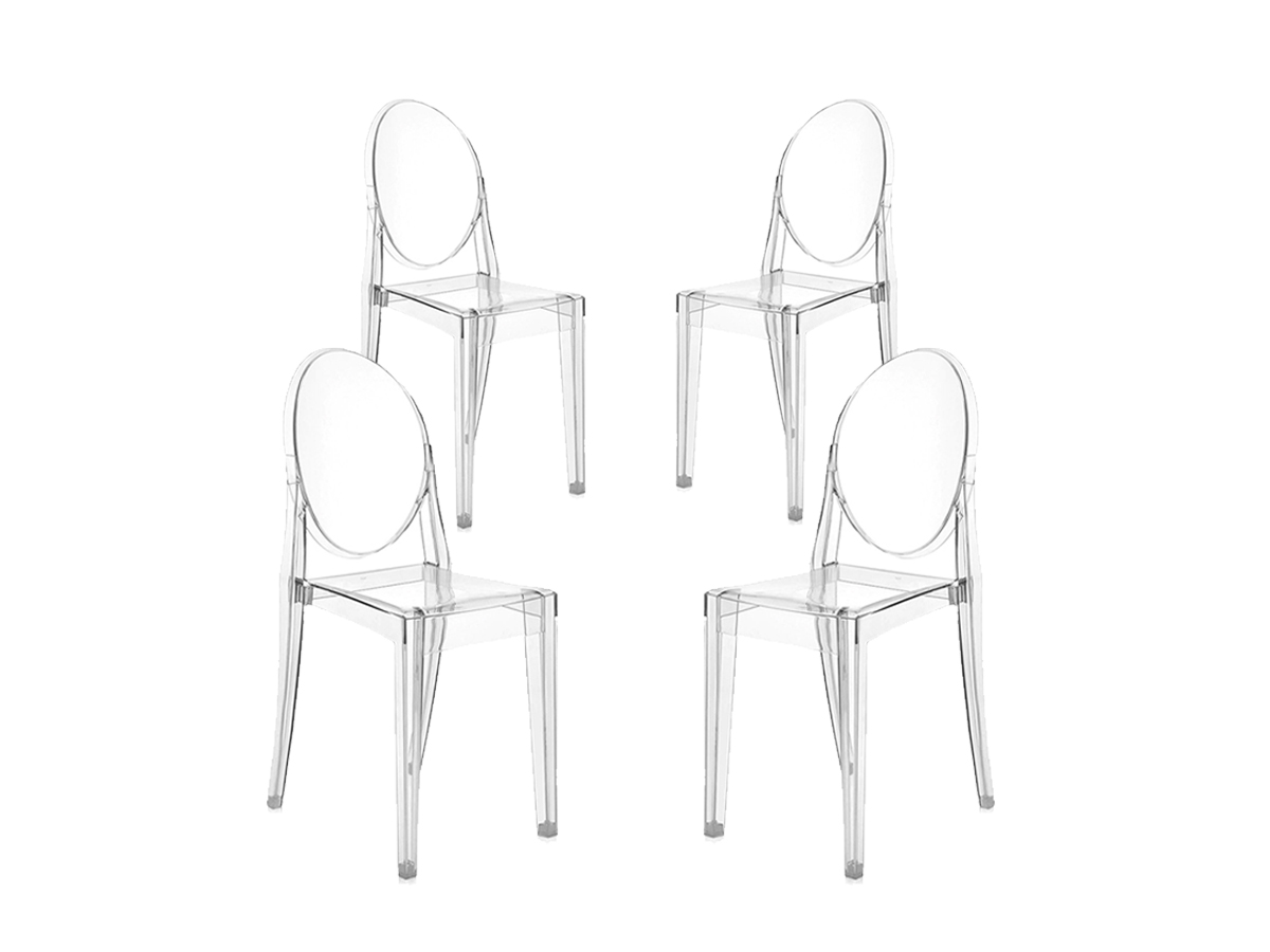 Victoria Ghost Set 4 Chairs