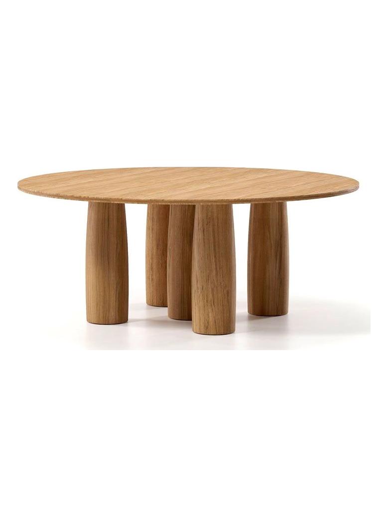 Il Colonnato Outdoor Table - Ø 165 cm - 5 Legs / Teak - Ex-Display