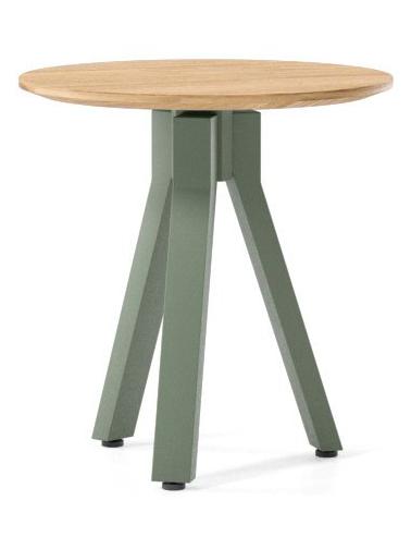 Vieques Side Table Ø48 - Teak / 28C