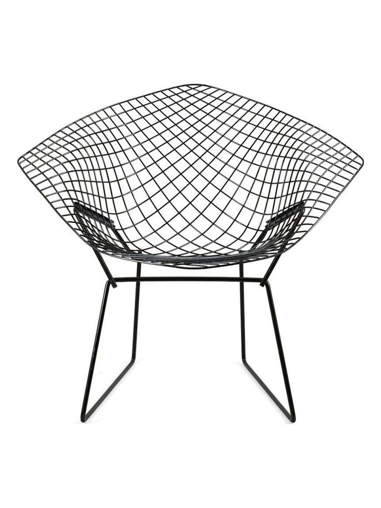 Bertoia Diamond Chair Outdoor - Black
