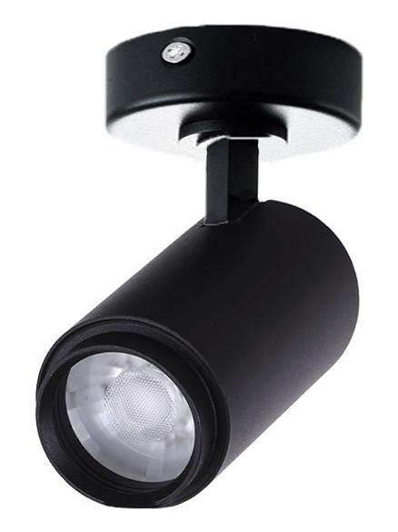 Adjustable Three-phase Track or Ceiling Spotlight 8W LED 24°