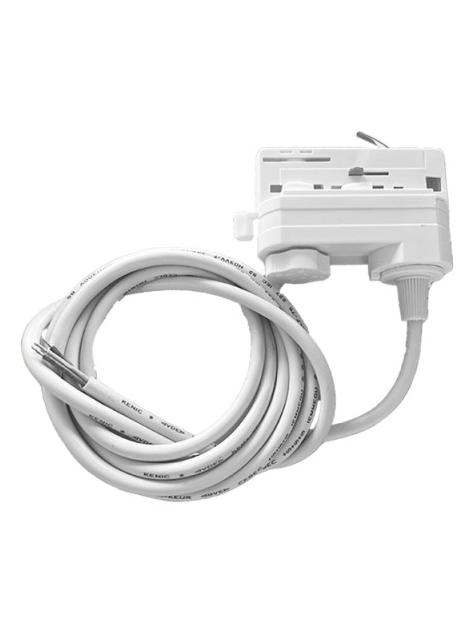 Electromechanical adapter 6A Three-phase track cable 2m capacity 10kg