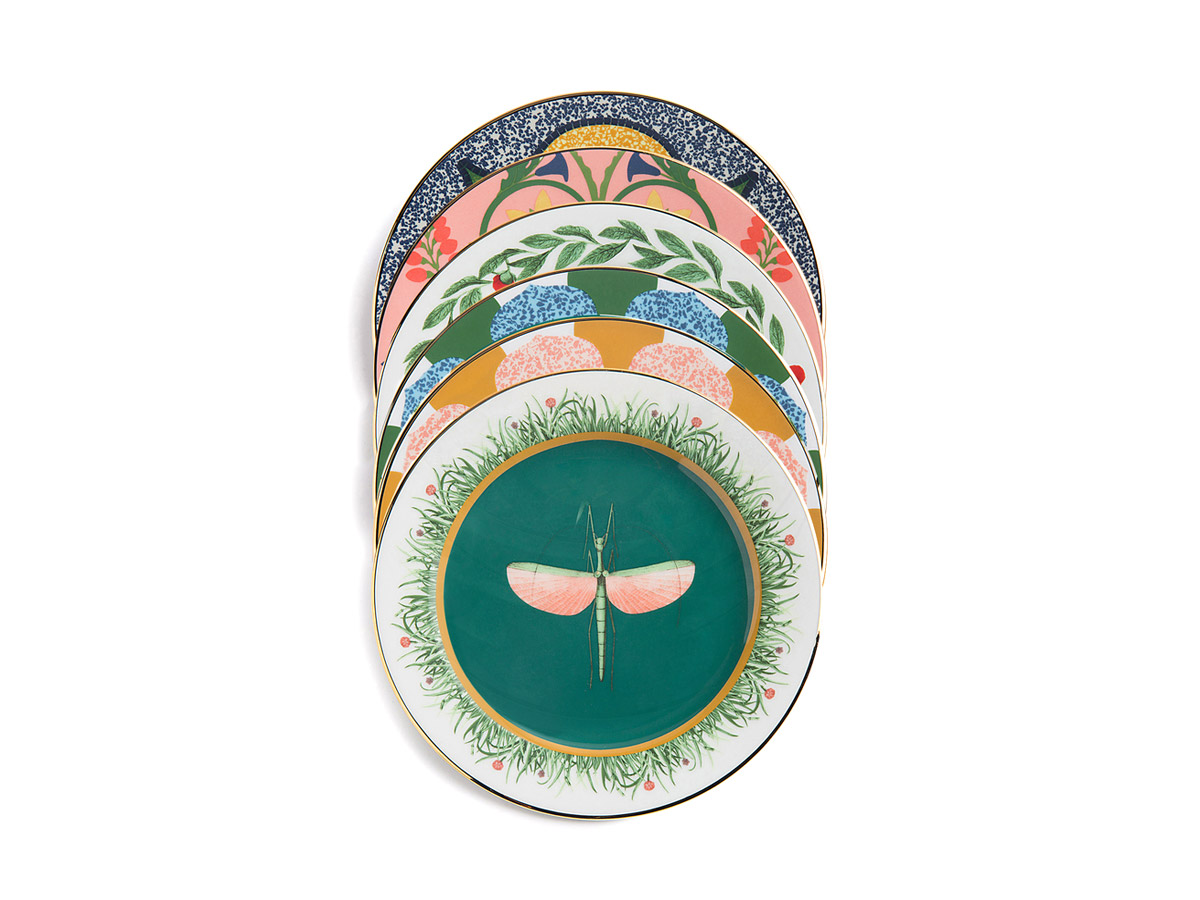 Libellula Dessert Plate Set of 6