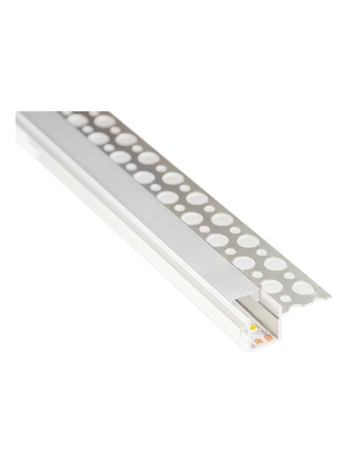 Lampo Aluminum Profile Kit Cut Of Light For Flush Wall 2M