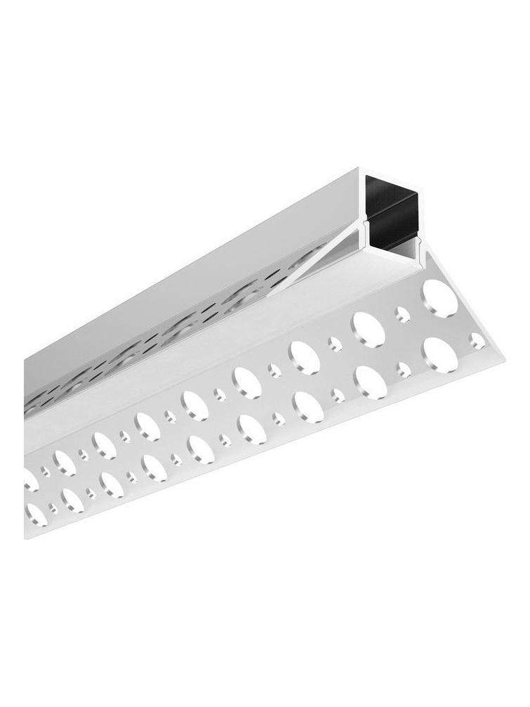 Lampo Aluminum Profile Kit Cut Of Light For Internal Corners 2M
