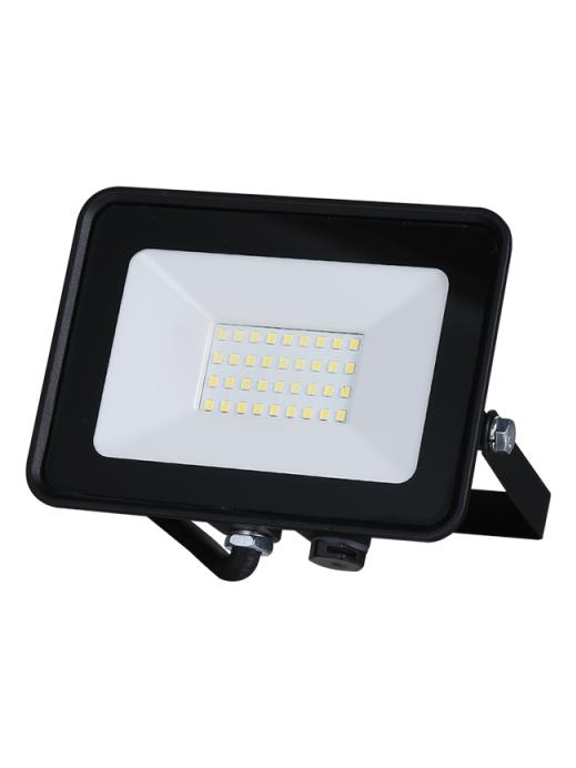 Lampo Black Floodlight LED 30W low voltage 12-24V for outdoor use IP65