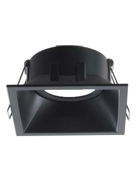 Lampo Black Gu10 Adjustable Square Recessed Downlight For LED Bulbs