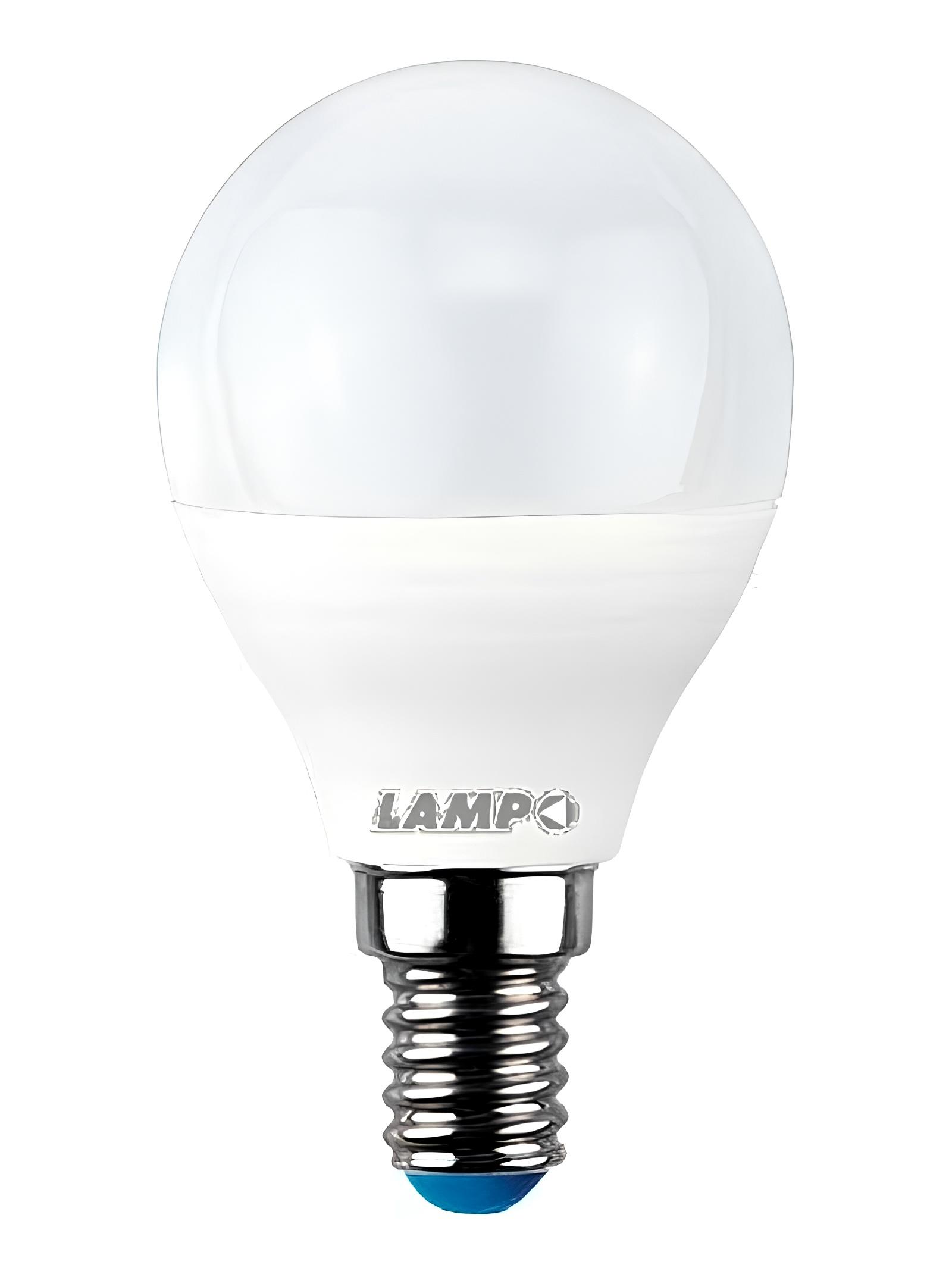 Lampo Bulb Mini Sphere LED E14 8W Compact Ball Opal