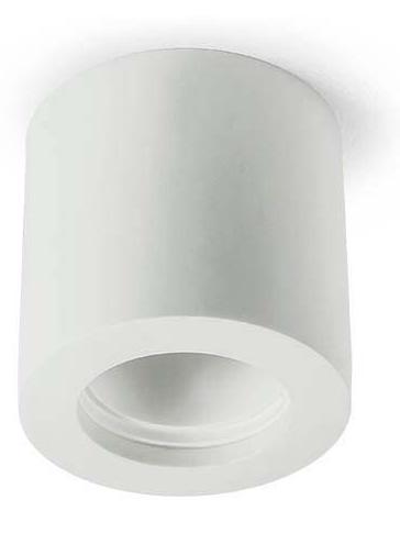 Lampo Ceiling Cylinder GU10 Surface Round Plaster Gypsolyte