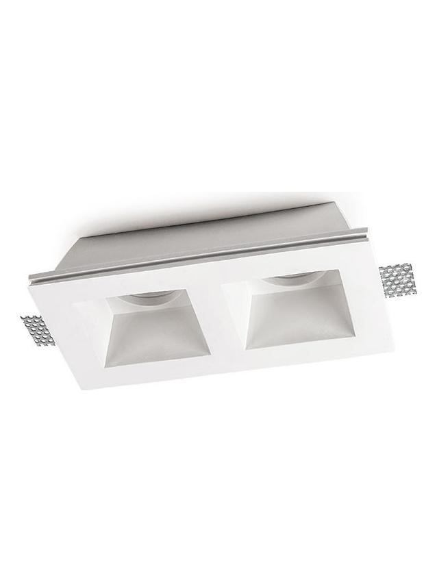 Lampo Ceiling Recessed GU10 Downlight In Plaster Double for Led