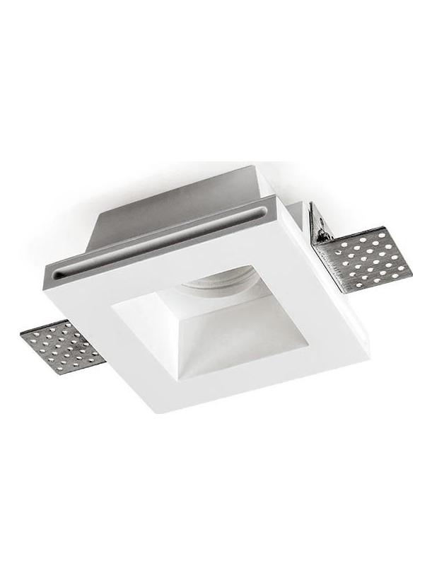 Lampo Ceiling Recessed GU10 plaster Downlight Square For Led