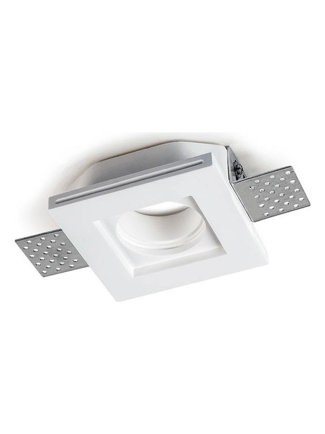 Lampo Ceiling Recessed GU10 plaster square Downlight Flat For Led