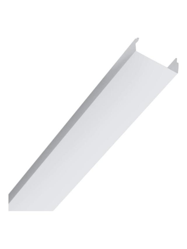 Lampo Diffuser Matt Polycarbonate for Recessed Profile with Springs