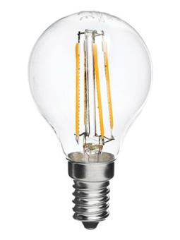 Lampo drop Bulb E14 LED 4W transparent glass