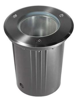 Lampo E27 Carriageable Recessed Spotlight In Aluminum and Stainless Steel For Outdoor