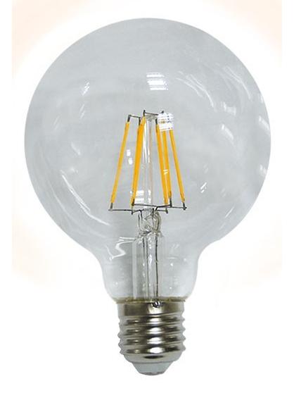 Lampo Globe Light 95 LED E27 8W 1055lm Transparent Glass Bulb