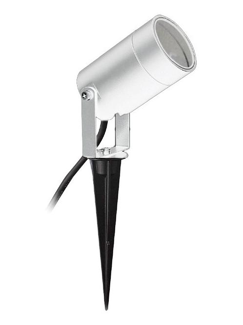 Lampo gu10 white outdoor spotight with spike