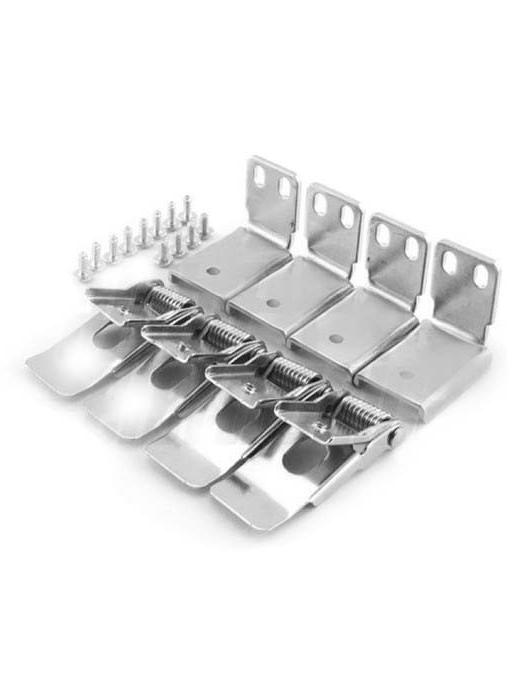 Lampo KIT 4 Metal Springs for LED Panel Recessed Mounting In Plasterboard