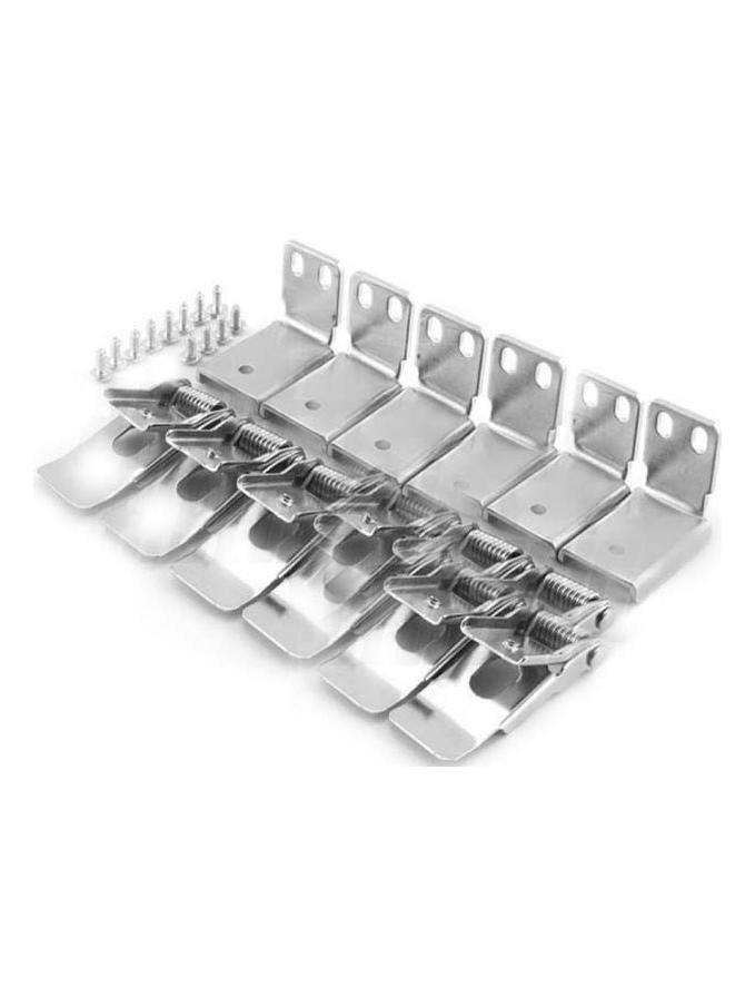 Lampo KIT 6 Metal Springs for LED Panel Recessed Mounting In Plasterboard