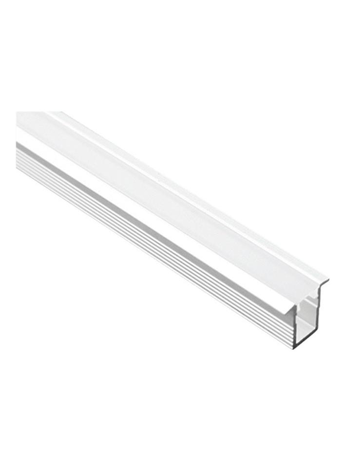 Lampo Kit Mini Profile Slim Recessed In Aluminum 2 M For Strip Led From 5mm