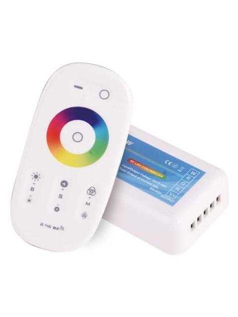 Lampo Kit RGBW Remote Controller Wireless + Radiofrequency Controller 12-24V Management Change Color