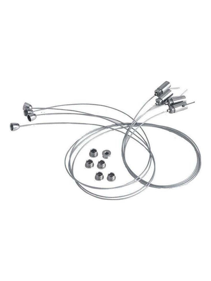 Lampo Kit Suspension Mounting For LED Panel 6 Cables 150cm