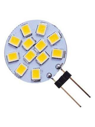 Lampo Led 12 SMD Round Chip Bulb G4 1.8W-15W 12V AC/DC
