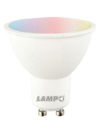 Lampo led Bulb RGBW + 4000K GU10 6W 230V