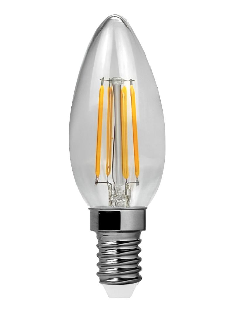 Lampo Olive Bulb E14 LED 4W 470lm Transparent Glass