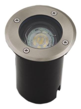 Lampo Recessed Adjustable Carriageable Steplight GU10 in Aluminum