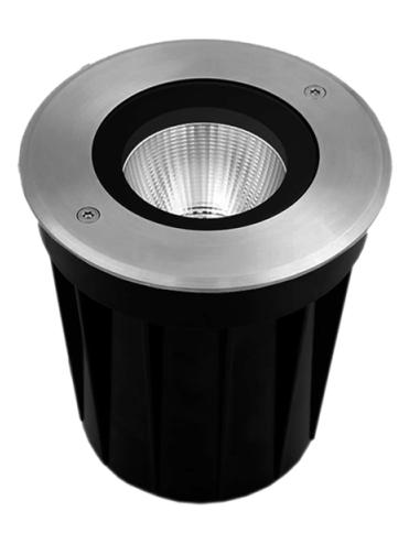 Lampo Recessed LED 14W Carriageable ground light in Aluminum and stainless steel IP67