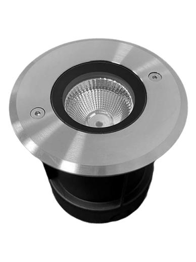Lampo Recessed LED 7W Carriageable ground light in Aluminum and stainless steel IP67