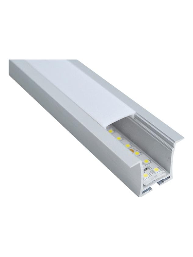 Lampo Recessed Profile with Springs 2M For LED Strips