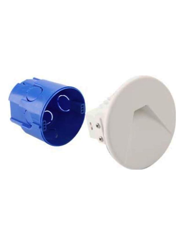 Lampo TRICOLOR LED Steplight 3W Round White