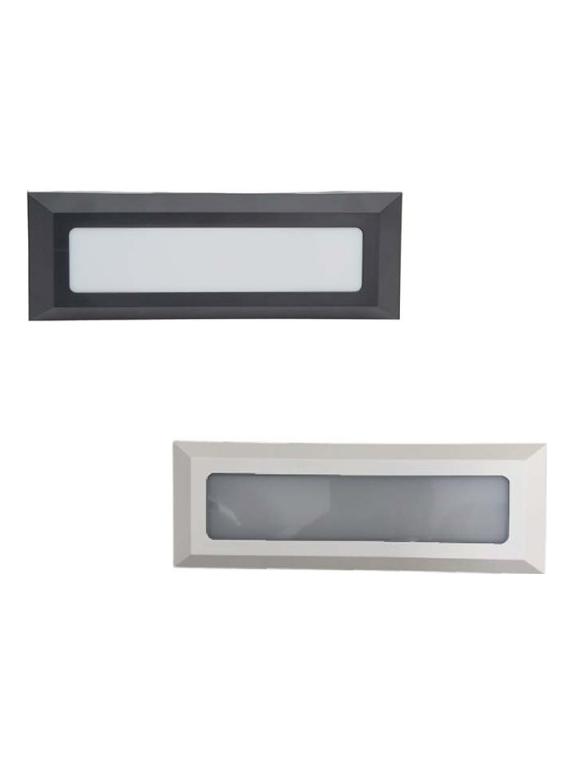 Lampo Ultra-Flat Surface Rectangular Steplight TRICOLOR LED Dimmable