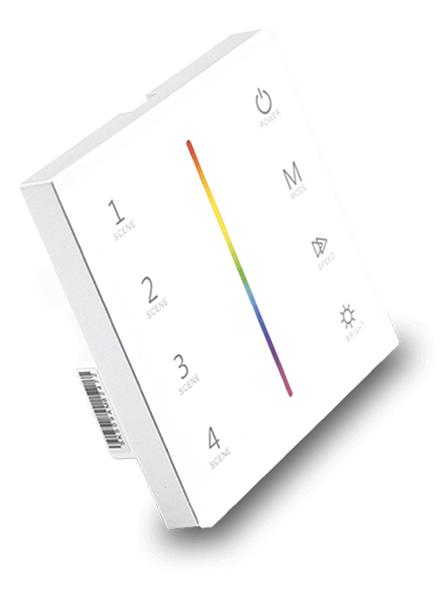 Lampo Wall RGB Touch Controller 12V-24V Systems Management and Dimmer