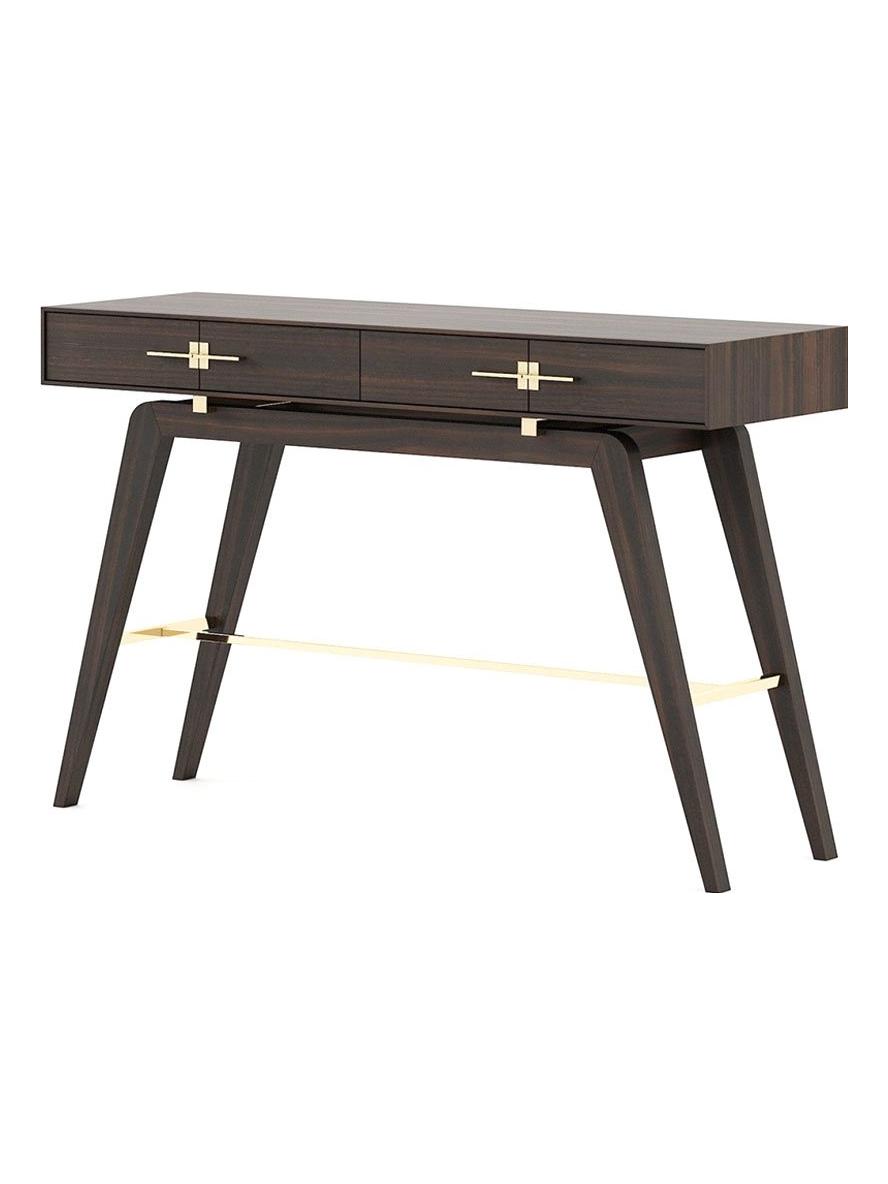 Niels Console Table - Smoked Eucalyptus Veneer Matt