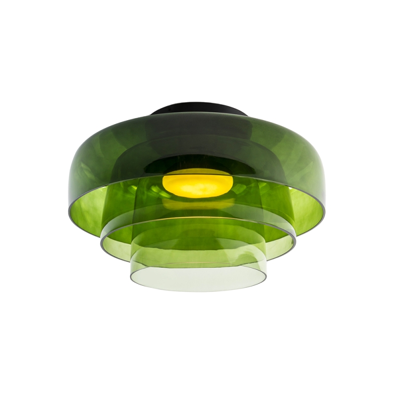 Ledsc4 Levels led ceiling lamp in blown glass