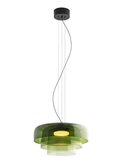 Ledsc4 Levels sp3 led suspension lamp in blown glass