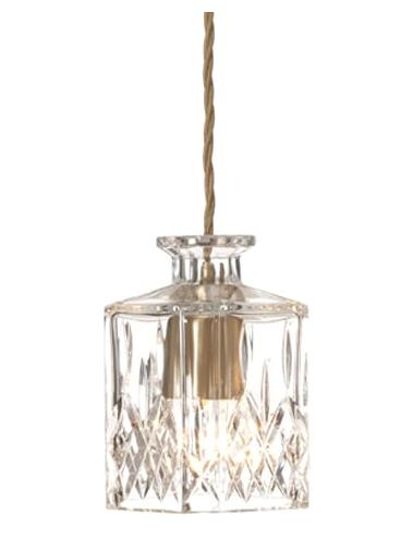 Square Decanterlight Suspension Lamp