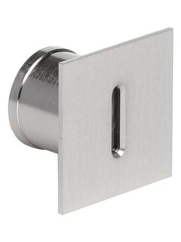 iLed Petit 2Q 3 Square Petit Marker LED 1W 3000K 5° Nickel Outdoor