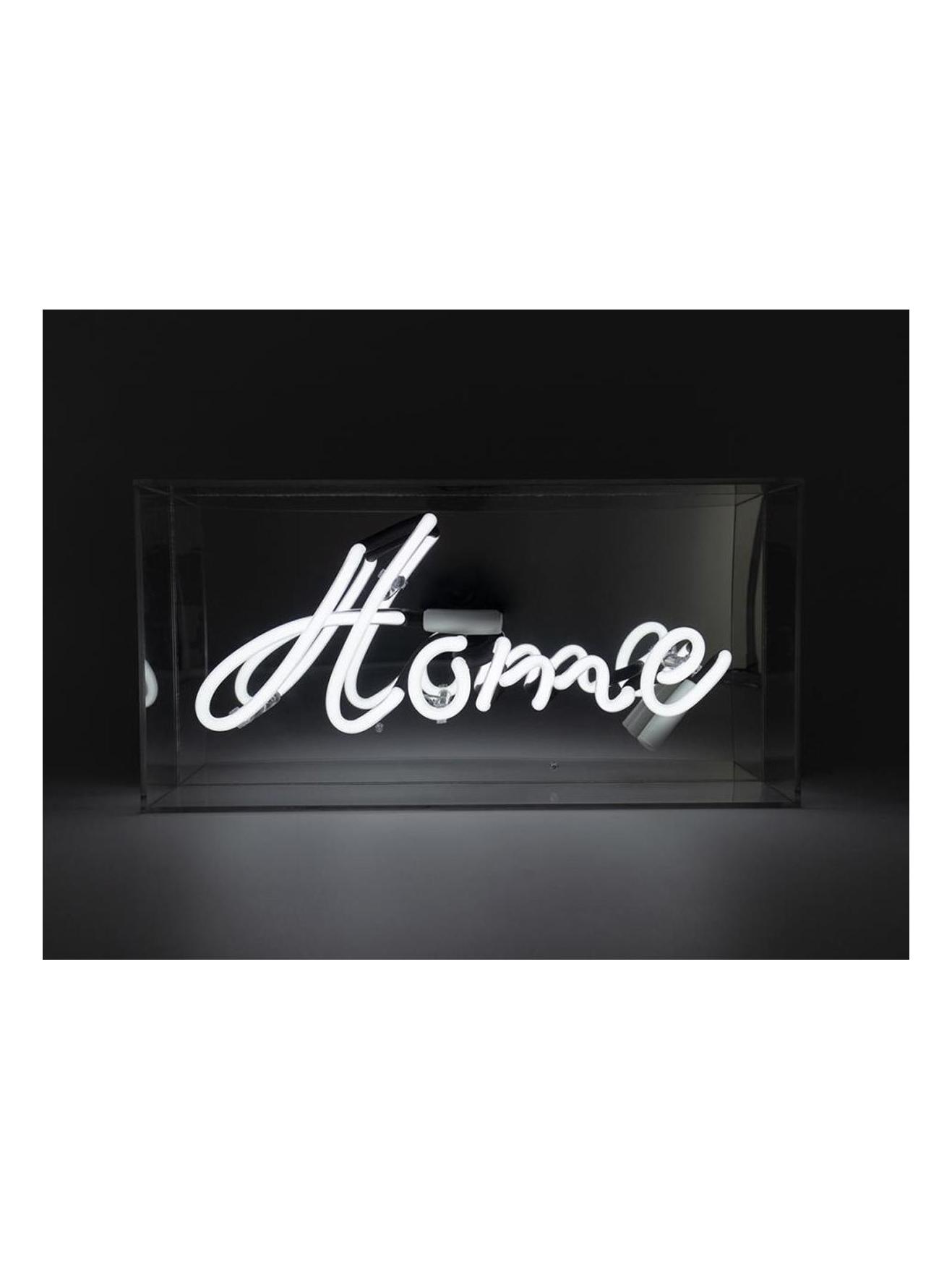 Acrylic Box Neon - Home - Table Lamp