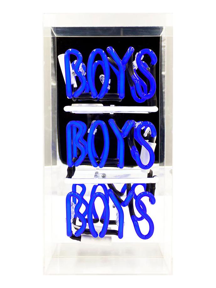Neon Boys Boys Boys Table Lamp