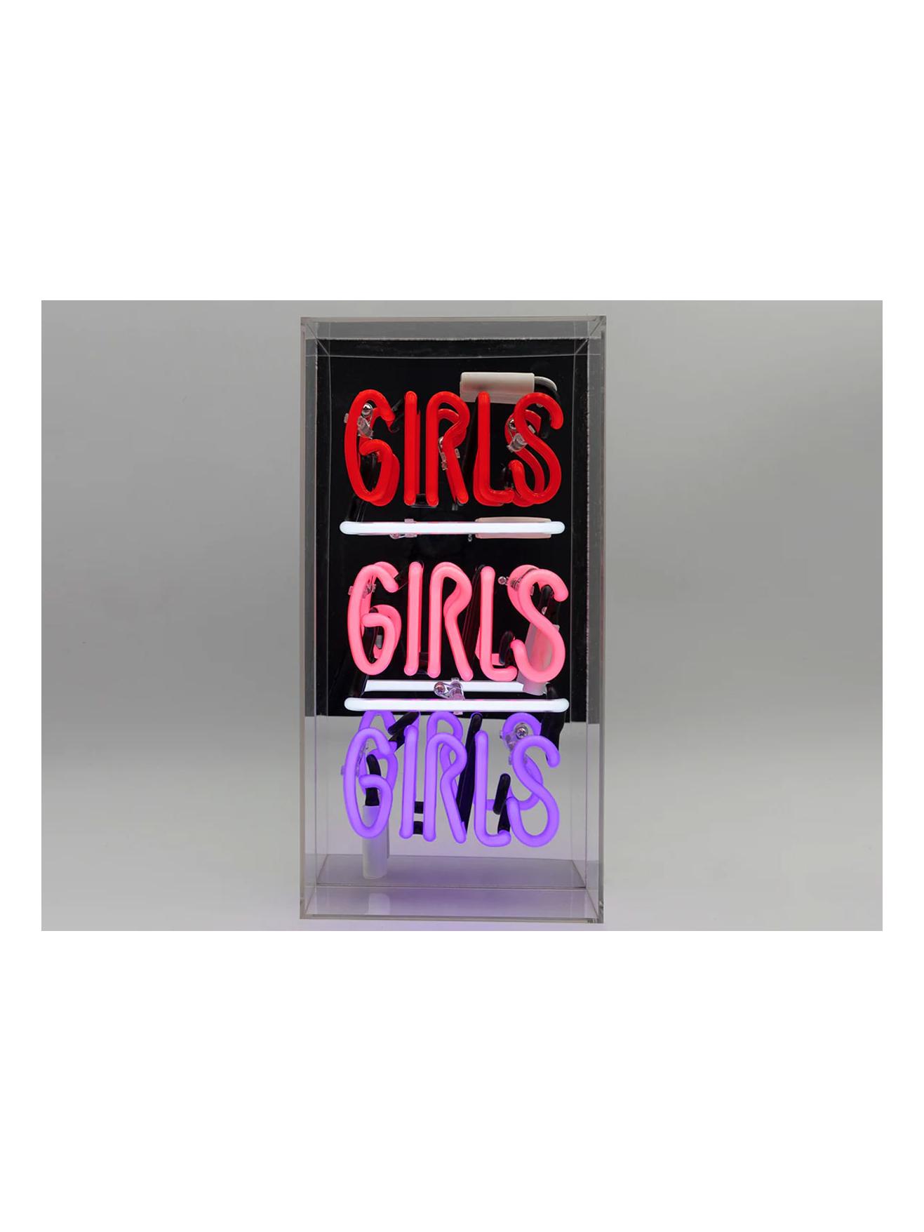 Neon Girls Girls Girls Table Lamp