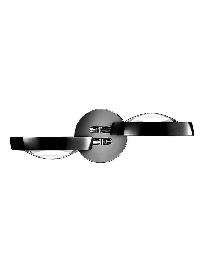 Lodes Nautilus Applique LED Wall Lamp Chrome Black
