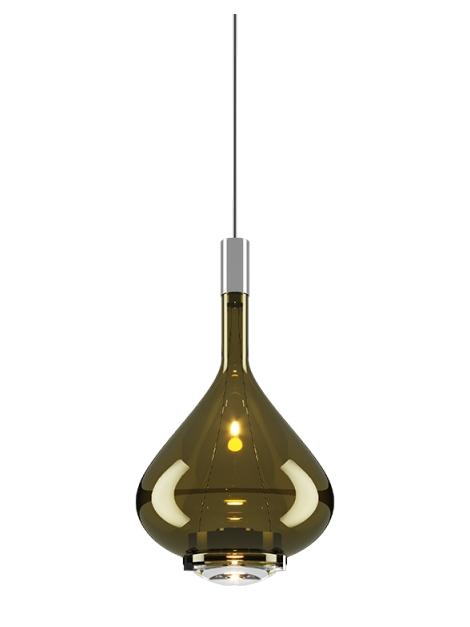 Lodes Sky-Fall Dimmable LED Suspension Lamp in Glass for Indoor